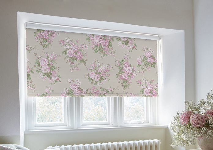 Shabby Chic by Rachel Ashwell Rose Chintz (Blackout), Pink - Twist&Fit Roller Blind - Image 5